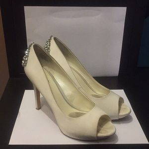 Truly Zac Posen White Stilettos